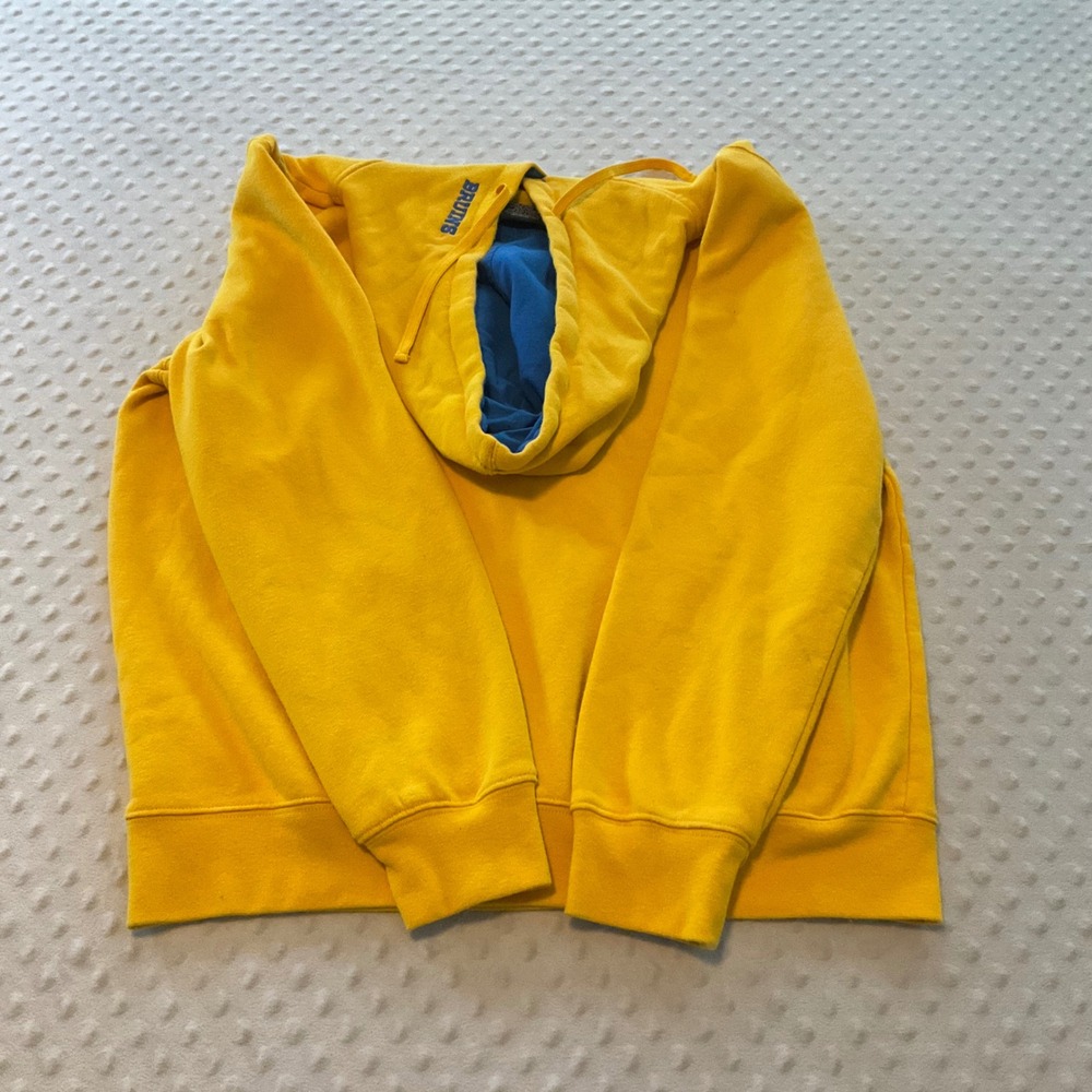 Colosseum UCLA‎ Bruins Yellow Blue Hooded Sweatshirt Hoodie Mens Large - Picture 8 of 9